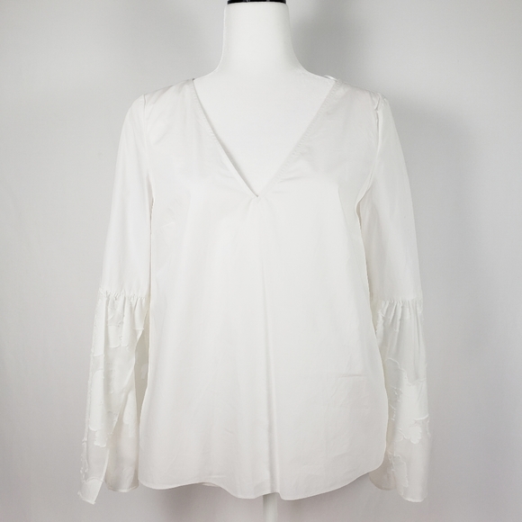 Massimo Dutti Tops - NEW- Massimo Dutti V Neck Top with flare Sleeves